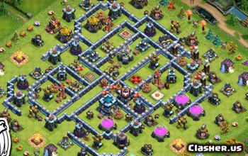 CoC Town Hall 13 Base Layouts: Home, War & Trophy Maps #5344