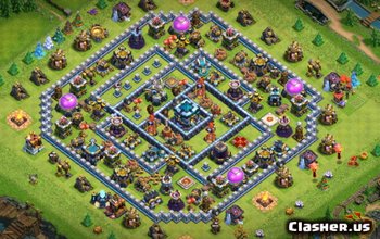 CoC Town Hall 13 Base Layouts: Farming, Trophy & Maps #5357