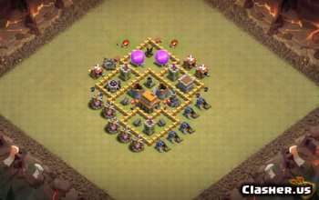 Top Town Hall 5 Base Layouts for CoC: Farming & War Maps #5415