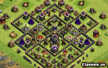 CoC Town Hall 9 Layouts: Home, War, Trophy & Farming Maps #5450
