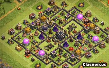 Town Hall 7 Th7 War Trophy Base V22 Anti 3 Stars With Link 11 2019 Trophy Base Clash Of Clans Clasher Us