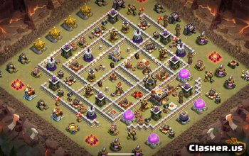 CoC Town Hall 11 Base Layouts: Home, War & Trophy Maps #5637