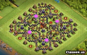 Town Hall 10 Coc Hybrid Base Links Page 5 Clash Of Clans Clasher Us