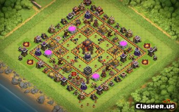 Top Town Hall 10 CoC Base Layouts: Farming & Trophy Maps #5686