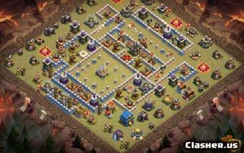 CoC Town Hall 12 Base Layouts & Maps - Home & War Base #5756