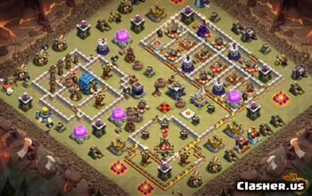 Top Town Hall 12 CoC Base Layouts & Links for Success #5832