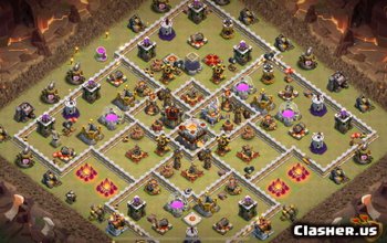 CoC Town Hall 11 Base Layouts: Trophy, War & Home Village #6029