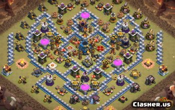 CoC Town Hall 12 Base Layouts: Funny, Hybrid & War Maps #6049