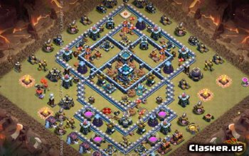 CoC Town Hall 13 Base Layouts: Home, War & Trophy Maps #6065