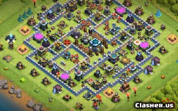 CoC Town Hall 13 Base Layouts: Farming & Trophy Maps #6072