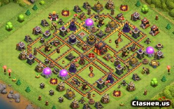 CoC Town Hall 10 Base Layouts: Home, War & Trophy Maps #6074