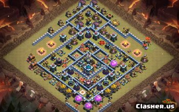CoC Town Hall 13 Base Layouts - Home, War & Trophy Maps #6077