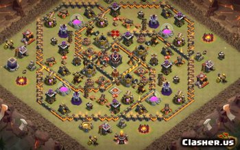 CoC Town Hall 10 Base Layouts: War, Farming & Hybrid Maps #6111
