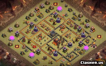 CoC Town Hall 10 Base Layouts: Home, Trophy & War Maps #6204