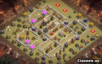 CoC Town Hall 11 Base Layouts: Maps for War & Home #6265
