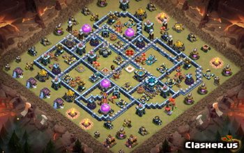 CoC Town Hall 13 Base Layouts: War, Trophy & Home Maps #6311