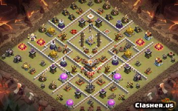 CoC Town Hall 11 Base Layouts: War, Trophy & Home Maps #6423
