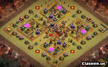 CoC Town Hall 10 Base Layouts & Maps - Copy Now! #6441