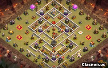 Top Clash of Clans Base Layouts for TH11 - Download Now! #6478
