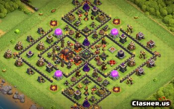 CoC Town Hall 10 Base Layouts: Farming & Trophy Maps #6499