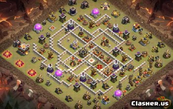 CoC Town Hall 11 Base Layouts - War, Home & Maps #6539