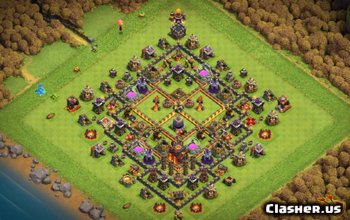 Top CoC Town Hall 10 základních rozvržení a map pro zemědělství #6562