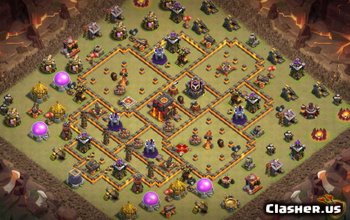 CoC Town Hall 10 Base Layouts: Home, War & Trophy Maps #6574