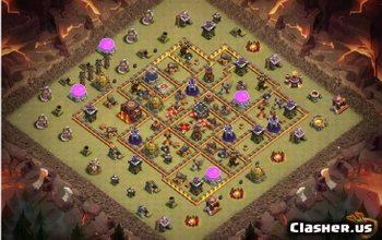 Clash of Clans Town Hall 10 Base Layouts & Maps #6582