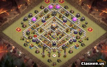CoC Town Hall 11 Base Layouts: War, Trophy & Home Maps #6588