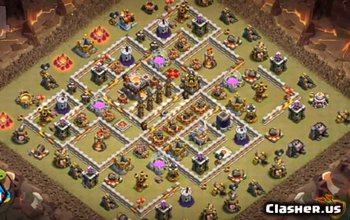CoC Town Hall 11 Base Layouts - Home, War & Trophy Maps #6619