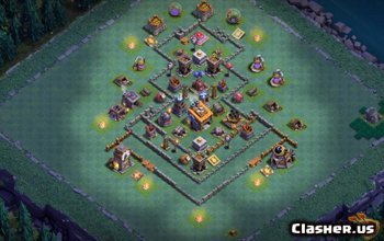 Builder Hall 8 Coc Base Layouts Links Clash Of Clans Clasher Us