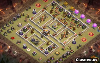 CoC Town Hall 11 Base Layouts: Home, War & Trophy Maps #6646