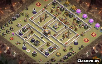 CoC Town Hall 11 Base Layouts: Home, War & Trophy Maps #6666