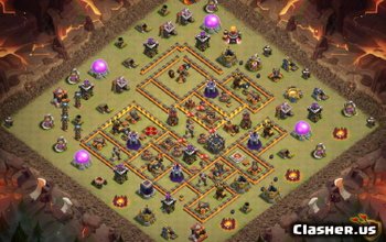CoC Town Hall 10 Base Layouts & Maps – Kopírovat nyní! #6695