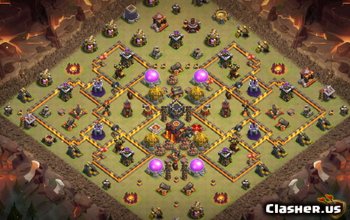 Best CoC Town Hall 10 Base Layouts & Maps for War & Trophies #6720