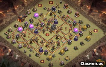 CoC Town Hall 10 Base Layouts & Maps for War & Home #6729