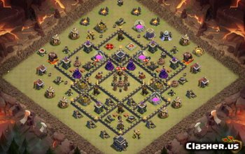 Top CoC Town Hall 9 Base Layouts & Maps for Your Home Village #6733