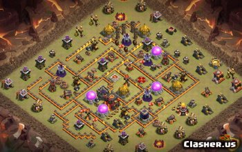 CoC Town Hall 10 Base Layouts: War, Trophy & Home Maps #6875