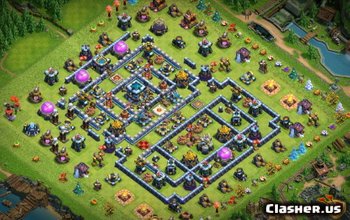 CoC Town Hall 13 Base Layouts: Home, War & Trophy Maps #7109