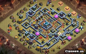 CoC Town Hall 13 Base Layouts: War, Trophy & Home Village #7264