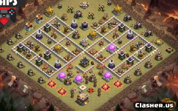 CoC Town Hall 11 Base Layouts: Home, War & Maps #7446