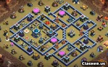 CoC Town Hall 13 Base Layouts: Home, War, & Trophy Maps #7556