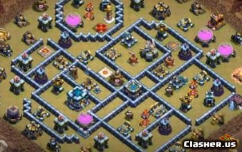 CoC Town Hall 13 Base Layouts: War, Trophy & Home Maps #7561