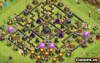 Base Layouts for CoC Town Hall 9: War & Trophy Maps #7566