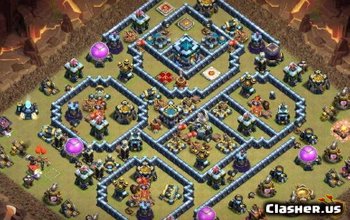 Town Hall 13 Base Layouts for CoC: War, Trophy & More #7625