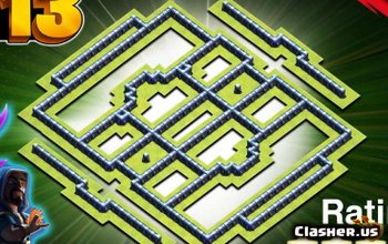 Top CoC Town Hall 13 Base Layouts - Home, War, Trophy Maps #7660