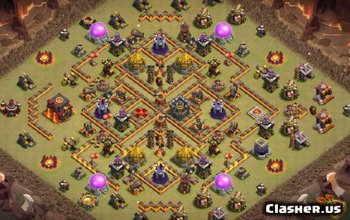 Best CoC Town Hall 10 Base Layouts & Maps for War #7661