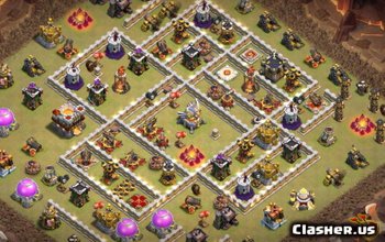 CoC Town Hall 11 Base Layouts: Home, War, & Maps #7671