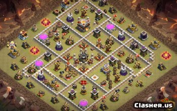 CoC Town Hall 11 Base Layouts: Home, War & Trophy Maps #7700