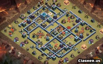 Best CoC Town Hall 13 Base Layouts & Maps for War & Trophy #7797